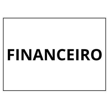 Imagem de placa sinalização 1/2 oficio financeiro mdf branco - trova