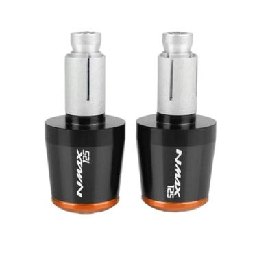 Imagem de Extremidades de manoplas de guidão de motocicleta, tampas de extremidade de manoplas, acessórios deslizantes de peso para NMAX 155 NMAX155 NMAX 125 NMAX125 2015-2017