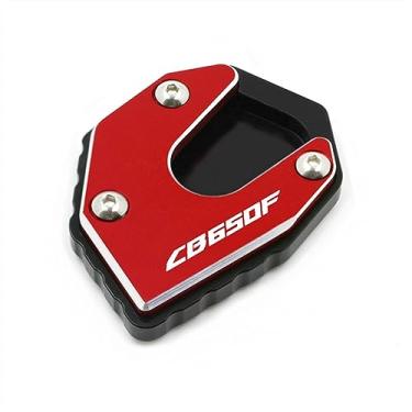 Imagem de Acessórios para motocicletas Placa de extensão para descanso lateral, placa ampliadora, suporte para descanso lateral, para CB650F CBR650F CB500F CB500X NC700D