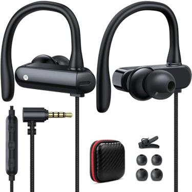 Imagem de Fones de ouvido com fio longo de 1,5 m para laptop Chromebook, fones de ouvido com gancho de 3,5 mm para PC, estudantes, crianças, jogos escolares, isolamento de ruído, estéreo Hi-Fi, fones de ouvido