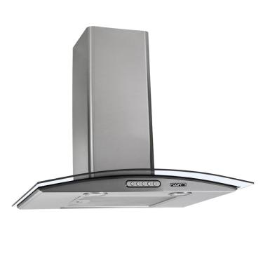 Imagem de Coifa de Parede Fogatti Vidro Curvo Slim Inox - 60cm