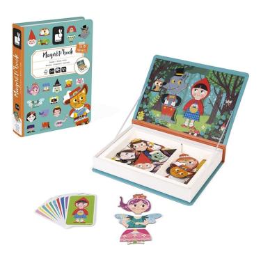 Imagem de Livro Magnético Contos De Fadas Com 40 Peças Em Madeira - Janod