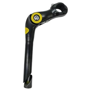 Imagem de Colaxi Mesa de bicicleta de liga de alumínio, mesa de bicicleta, acessório de extensão ajustável para bicicleta, suporte de guidão de ciclismo de alto, Preto