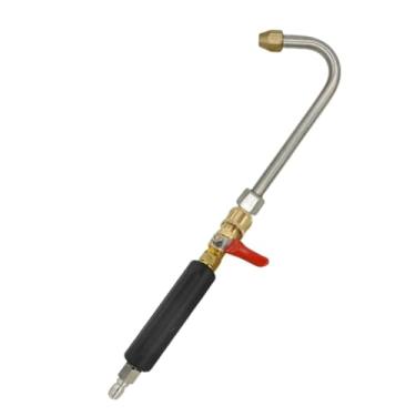 Imagem de IEUDNS Extensão de lavadora de alta pressão, adaptador de haste de limpeza de conexão rápida de 1/4 de polegada, U Shape