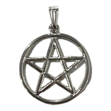 Imagem de Pingente Pentagrama Amuleto Proteção Metal- Escolha o Modelo