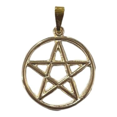 Imagem de Pingente Pentagrama Amuleto Proteção Metal- Escolha o Modelo