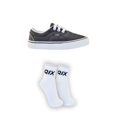 Imagem de KIT Tênis QIX Sunset e MEIA QIX Masculino Feminino Macio Causal, 41, C