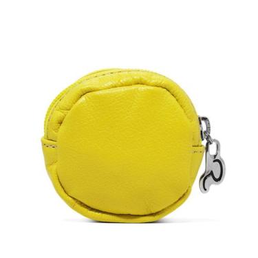 Imagem de Porta Moedas de Couro Dime - Relicário Bolsas e Pastas, Amarelo