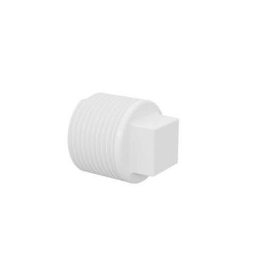 Imagem de Kit 5 pc plug rosca branco tampao roscavel 3/4 tigre