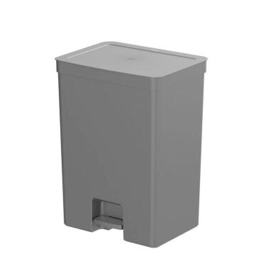 Imagem de Lixeira De Pedal Trium 46 Litros Com Cesto 4 Litros Bancada