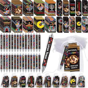 Imagem de Moinchore 120 peças de presentes cristãos para mulheres, acessórios cristãos hispânicos, incluem 30 versículos da Bíblia, cadernos, 30 marcadores de livro de igreja, 30 canetas temáticas de escritura