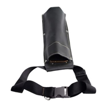Imagem de Whtkoph Bolsa para Cinto com Suporte para Vareta de Solda, Leve para Armazenar Acessórios E Suprimentos Portáteis, Ideal para Trabalho Ao Ar Livre, Preto, Tamanho real