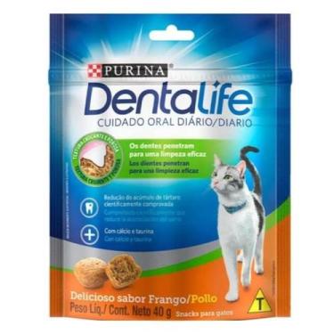 Imagem de Petisco para Gatos Dentalife Cuidado Oral Diário 40g - Purina