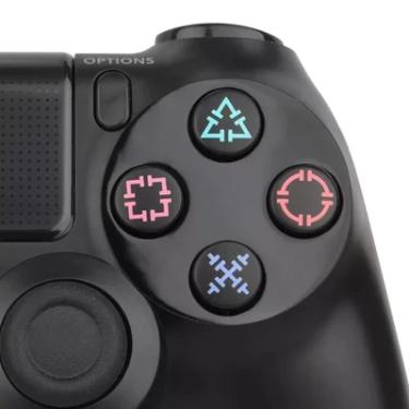 Imagem de Controle Ps4 Slim Dualshock Jet Black Fio Resistente Full