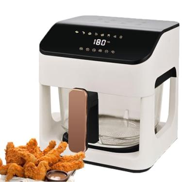 Imagem de Forno Air Fryer,visualização panorâmica de 360 ​​graus,tempo inteligente de 1 a 60 minutos,ajuste de temperatura de 80 °C a 200 °C para assar,assar,desidratar e deixar crocante