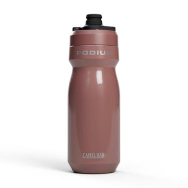 Imagem de CamelBak Garrafa de água para bicicleta de aço inoxidável isolada Podium Steel – para ciclismo, fitness e esportes - serve na maioria das gaiolas de bicicleta, 510 g - Sierra Red