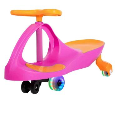 Imagem de Carrinho Rolimã Zig Zag Car 360 Roda Led Infantil - Castela