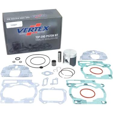 Imagem de Vertex VTK23928C-1 Kit de pistão de extremidade superior compatível com/substituição para KTM 125 EXC, 125 SX 2002-2006 STD Razão de compressão STD, diâmetro do cilindro de 54 mm, deslocamento de 125
