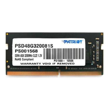 Imagem de Memória Ram Patriot Signature Line 8gb Ddr4 3200mhz Sodimm