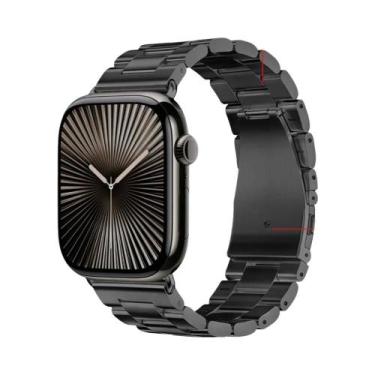 Imagem de Pulseira De Metal Em Aço Inoxidável Para Apple Watch 46mm 42mm 44mm 40