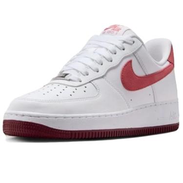 Imagem de Nike Tênis feminino Air Force 1 Low Branco/Team Red/Dragon Red/Adobe, tamanho 39