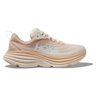 Imagem de HOKA Bondi 8 Road Tênis de corrida masculino, Shifting Sand/Eggnog, 41