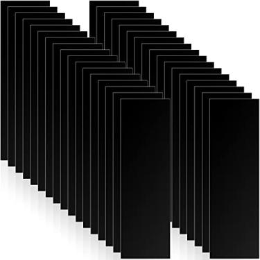 Imagem de 7 x 2 polegadas tiras antimanchas tiras prata tiras de manchas abas de papel prata jóias prata protetor de manchas preto anti manchas quadrados para armazenamento de joias (30)