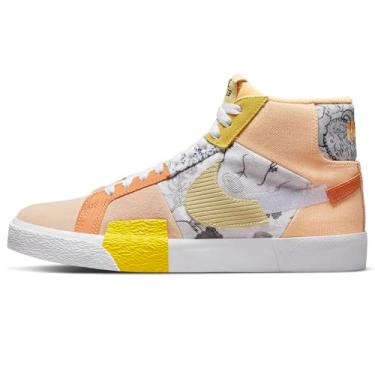 Imagem de Nike SB Zoom Blazer Mid Premium Floral Paisley Pack Tênis masculino, Melon Tint/Branco/Sport Orange/Citron Tint, 41