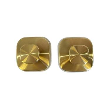 Imagem de 2 ganchos quadrados de ventosa para chuveiro - ganchos de sucção de toalha de banho, ganchos removíveis sem broca para vidro, espelho e azulejo, ganchos adesivos impermeáveis para roupões, buchas