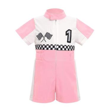 Imagem de Roupa: macacão IMEKIS Baby Race Car Driver de 1º aniversário 12-18M