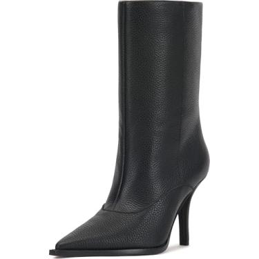 Imagem de Vince Camuto Bota de cano curto feminina Presca, Couro preto, 42