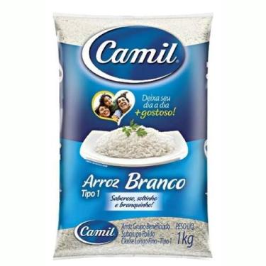 Imagem de Arroz Branco Tipo 1 Camil Pacote 1kg