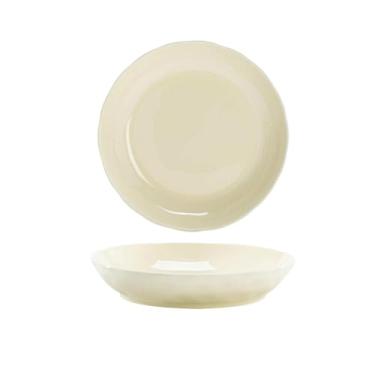 Imagem de Tigelas domésticas, pratos, pauzinhos, conjunto de utensílios de mesa personalizados de cerâmica - disco amarelo de 20 cm