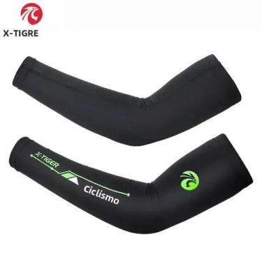 Imagem de Aquecedores de Braço para Ciclismo Masculinos - Respiráveis, Anti-UV e
