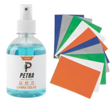 Imagem de Limpa Telas Petra 250ml + Flanelas – Limpa Lentes, Celulares e Óculos