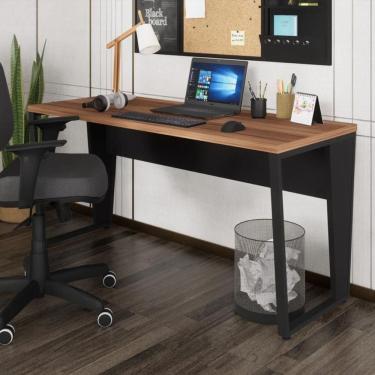 Imagem de Escrivaninha Mesa De Escritório 150cm Multimóveis Cr25329 Sevilha Preto