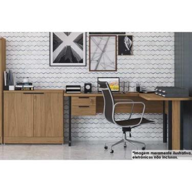 Imagem de Escritório Completo Versátil 2 Peças (1 Escrivaninha, 1 Balcão) Itapua - Kappesberg