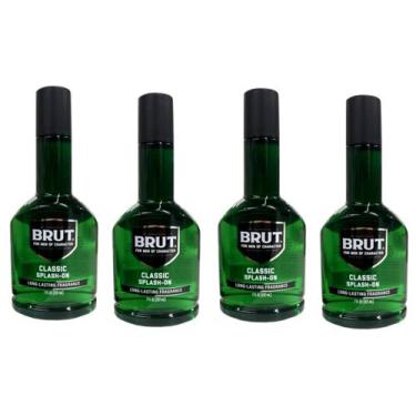 Imagem de Loção Brut Splash On 207 ml, pacote com 4