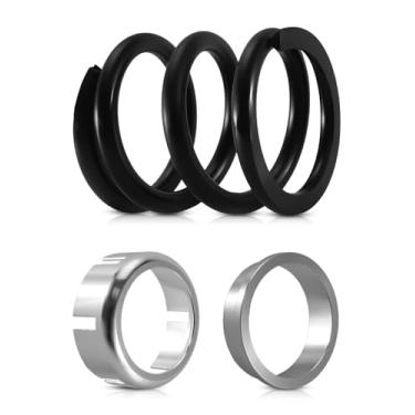 Imagem de TADYAO Kit de rolamento superior de coluna de direção adequado para Chevy Blazer 1976-2005 Substituir MQ-A71W1903, corrida interna de rolamento, copo de pré-carga, mola