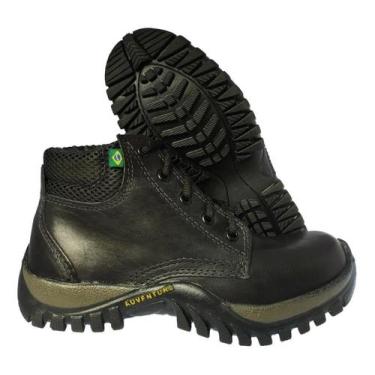 Imagem de Bota Adventure Coturno Masculino Feminino Trilha Couro Legitimo - Art 