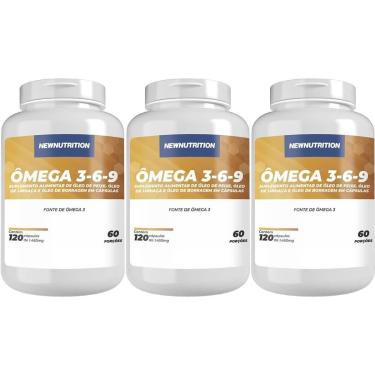Imagem de Kit 3X Ômega 3 6 9 - 120 Cápsulas - NewNutrition-Masculino