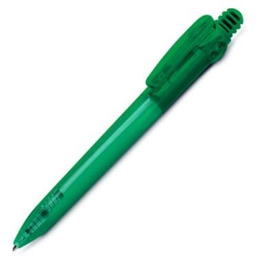 Imagem de Caneta Esferográfica Retrátil, Plástico Translúcido com Grip, Escrita Azul, Kit com 2 Unidades (Transparente)