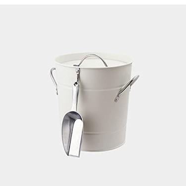 Imagem de Balde de vinho champanhe prata de aço inoxidável perfurador bebida refrigerador de gelo festa estilo francês