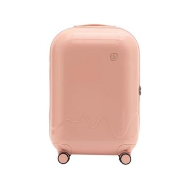 Imagem de Mala, suporte de copo fofo, porta de carregamento USB, resistente a impactos, anti-roubo, bolsa de transporte impermeável, carrinho silencioso de vários níveis, rotação de 360 graus, equipado com