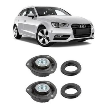 Imagem de Coxim + Rolamento Dianteiro Audi A3 2013 2014 2015 2016 17 - Qualykits