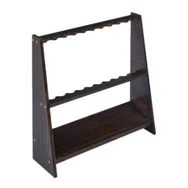 Imagem de Pegciuho Suporte para Tacos de Sinuca, Presente para Jogadores, Vertical, Suporte de Exposição, Suporte de Madeira Estável para Bilhar, Independente