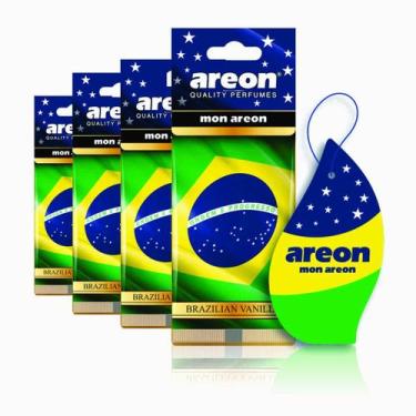 Imagem de Aromatizante Mon Areon Brazilian Vanilla - 4 Peças