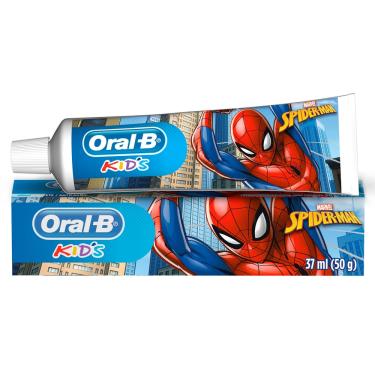 Imagem de Creme Dental Oral-B Kid's Spiderman com Flúor para Crianças 37ml