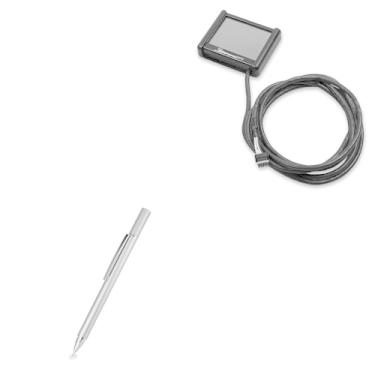 Imagem de BoxWave Caneta Stylus compatível com tela sensível ao toque Holley LCD (8,9 cm) - Caneta Stylus capacitiva FineTouch, caneta Stylus super precisa - prata metálica