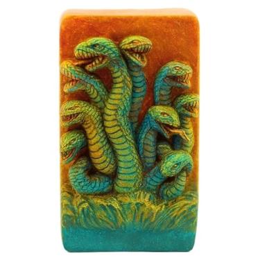 Imagem de ARTCRAFTMOLDS Molde de silicone Hydra para fabricação de sabão e outros artesanatos monstro